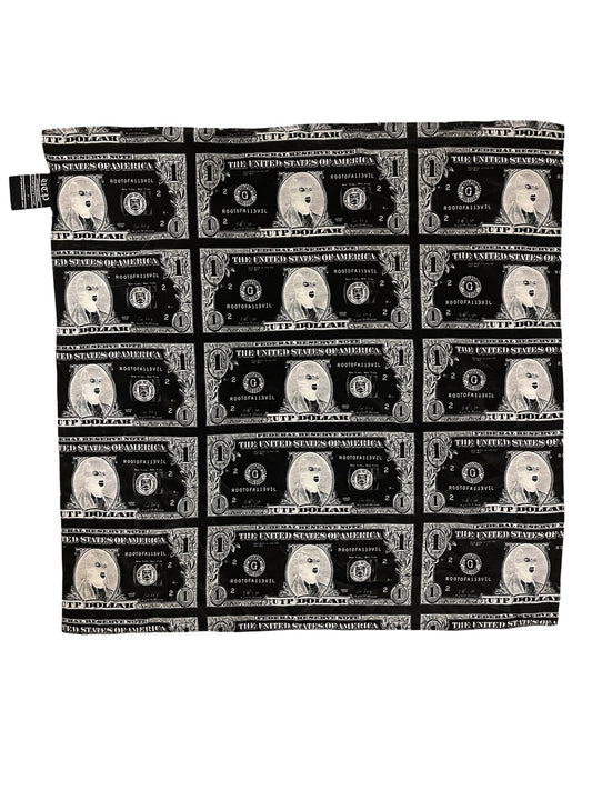 UTP Black Money Silk Scarf